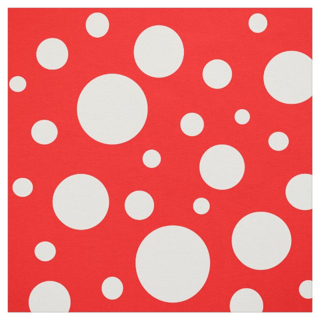 Red Spots Fabric (Swatch)