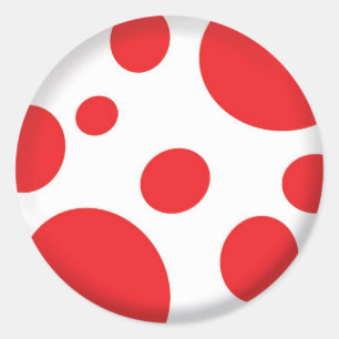 Red Spots Sticker