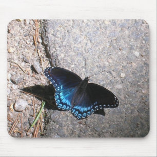Red Spotted Admiral Butterfly Mouse Mat