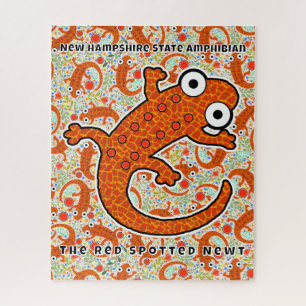 Red Spotted Newt - New Hampshire State Amphibian Jigsaw Puzzle