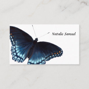 Red-Spotted Purple Butterfly Realistic Painting Business Card