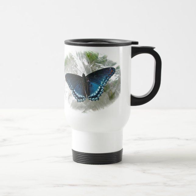 Red Spotted Purple Butterfly Series Travel Mug (Right)