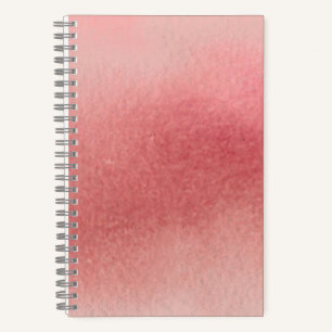 Red Spray Paint Ombre Notebook