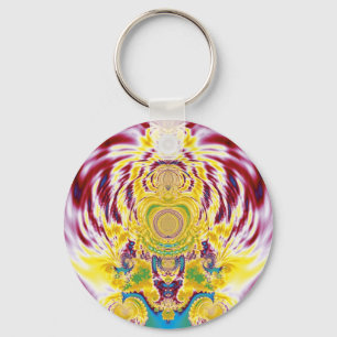 Red Spring Key Ring