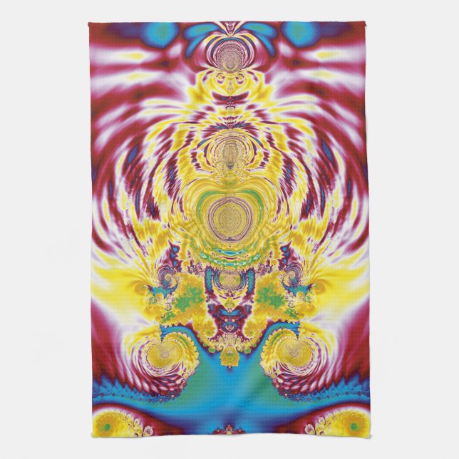 Red Spring Tea Towel (Vertical)