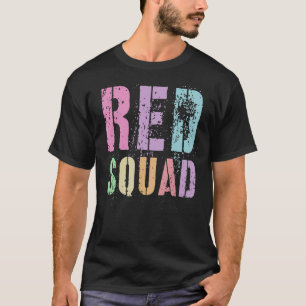 Red Squad Vintage War Game Winners Wear Team Colou T-Shirt