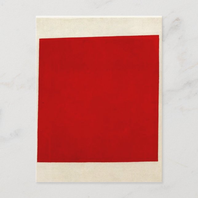 Red square by Kazimir Malevich Postcard (Front)