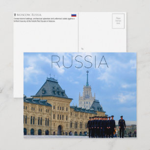 Red Square, Moscow, Russia Travel Postcard