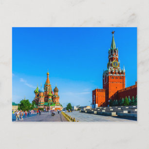 Red Square of Moscow Postcard