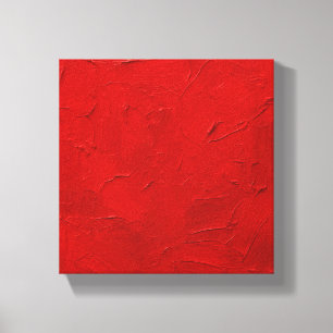 Red Square (Oil, Style: 9) Canvas Print