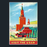 RED SQUARE RUSSIA VINATGE TRAVEL POSTER<br><div class="desc">A reproduction print of a 1930s Art Deco poster promoting tourism to USSR. Digitally refurbished to bring out the original colours,  even better and fix as many imperfections as possible.</div>