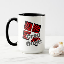 Red Squares with Beams and Grey Ovals Text