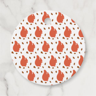 Red Squirrel Favour Tags