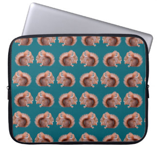 Red Squirrel Frenzy Laptop Sleeve