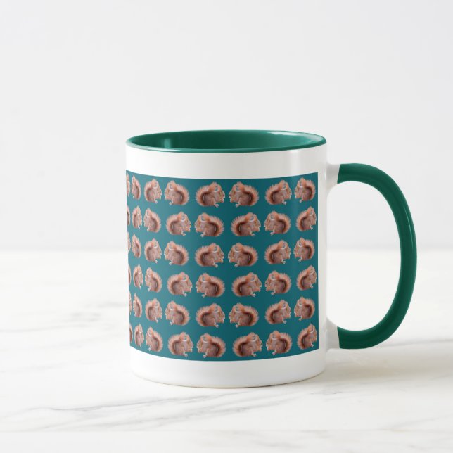 Red Squirrel Frenzy Mug (Right)