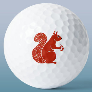 Red Squirrel Golf Balls