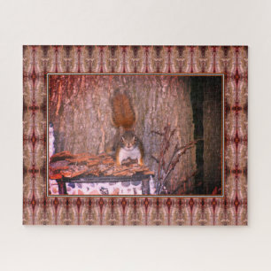 Red squirrel jigsaw puzzle