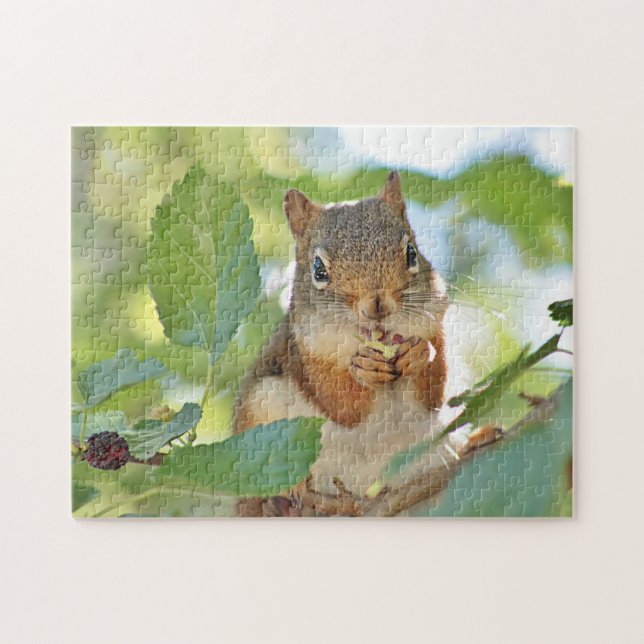 Red squirrel jigsaw puzzle (Horizontal)