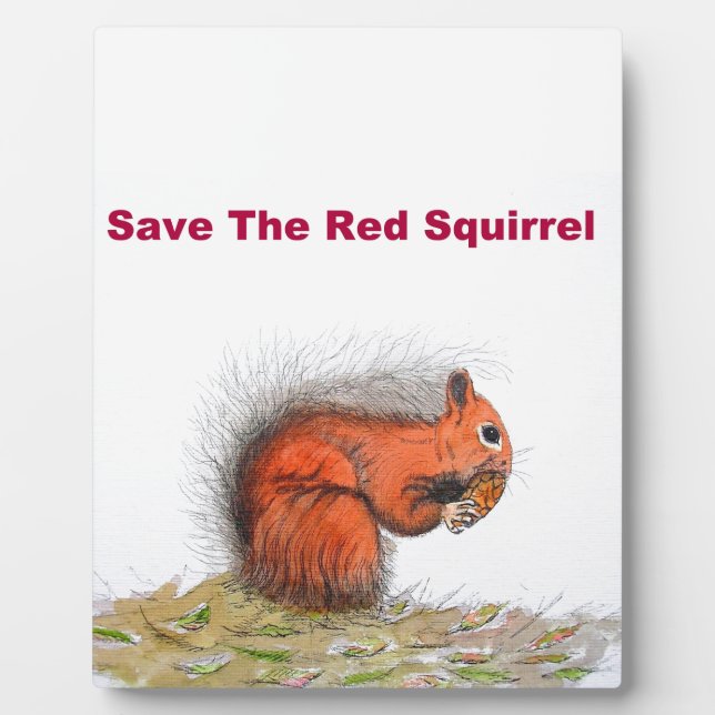 Red Squirrel Plaque (Front)
