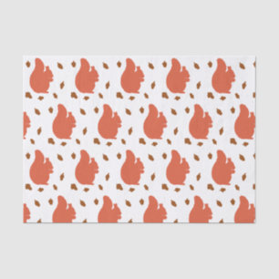 Red Squirrel Tissue Paper