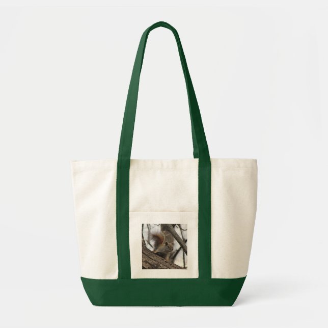 Red Squirrel Tote Bag (Front)