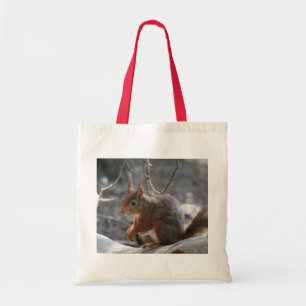 Red Squirrel Tote Bag
