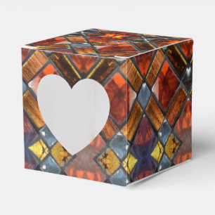 Red Stained Glass Favour Box