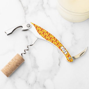 Red Standard Ribbon by Kenneth Yoncich Corkscrew