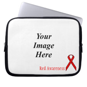 Red Standard Ribbon by Kenneth Yoncich Laptop Sleeve