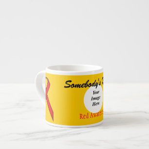 Red Standard Ribbon Template by Kenneth Yoncich Espresso Cup
