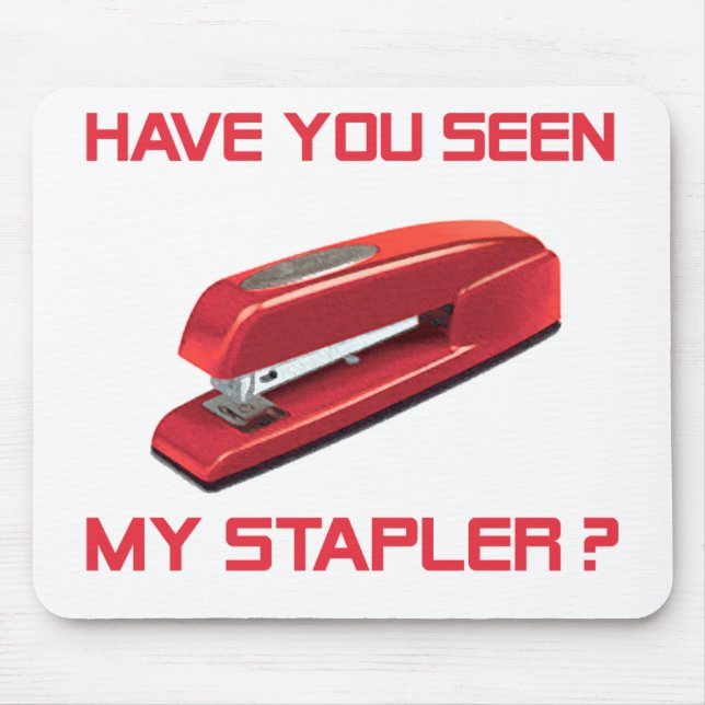 Red Stapler Mousepad (Front)