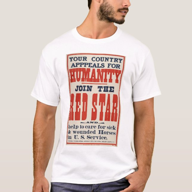 Red Star- 1918 T-Shirt (Front)