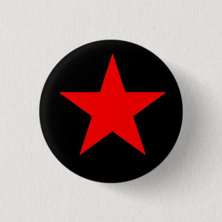 Red Star 3 Cm Round Badge