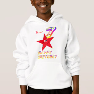 Red Star 7th Birthday Shirt