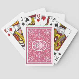 Red Star Back Bicycle Cards