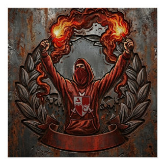 Red Star Belgrade Fan Art Poster