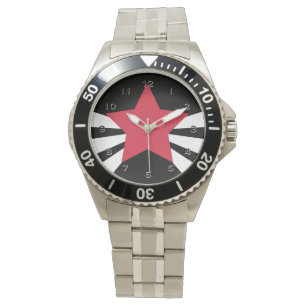 Red Star Burst Watch