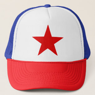 Red Star ★ Communist Socialist Soviet Star Trucker Hat