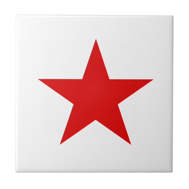 Red Star Communist Tile (Front)