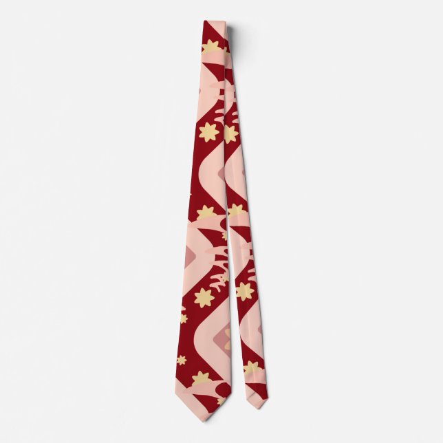 Red Star Design  Tie (Front)