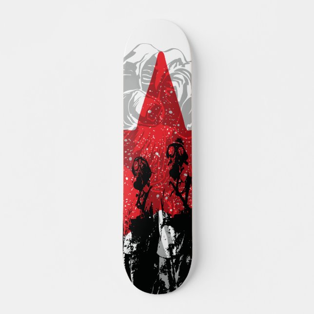 Red Star Gas Mask! Ernesto Che Guevara Skateboards (Front)