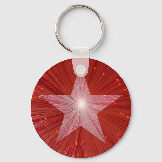 Red Star keychain (Front)