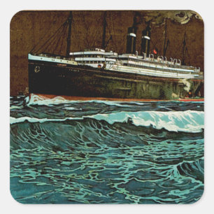 Red Star Line ~ Antwerpen-New York Square Sticker