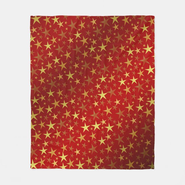 red,star, mask, protective mask, coloured,  fleece blanket (Front)