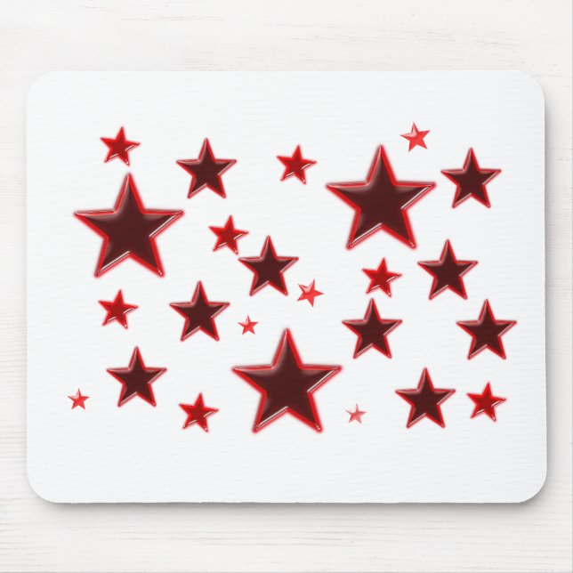 Red Star Mouse Mat (Front)