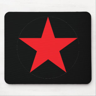 Red Star Mouse Mat
