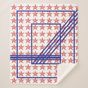 Red Star Sherpa Blanket