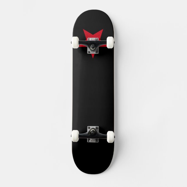 Red Star Skateboard (Front)