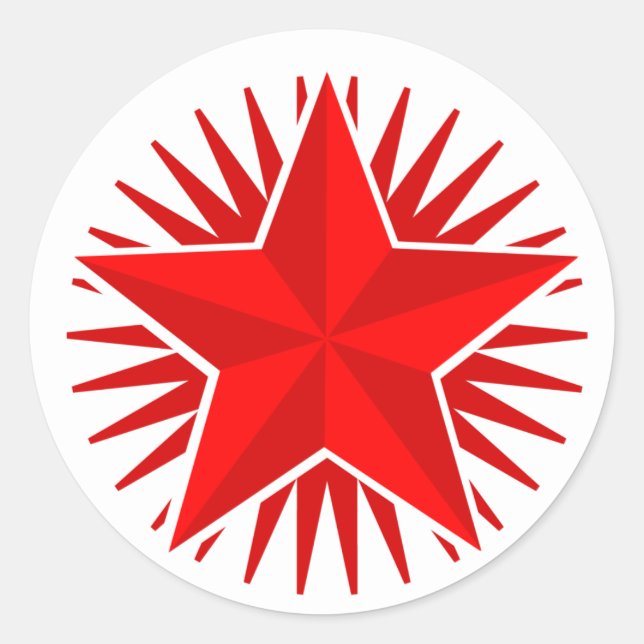 Red Star Sticker (Front)