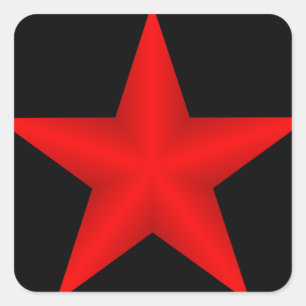 Red Star Sticker Sticker